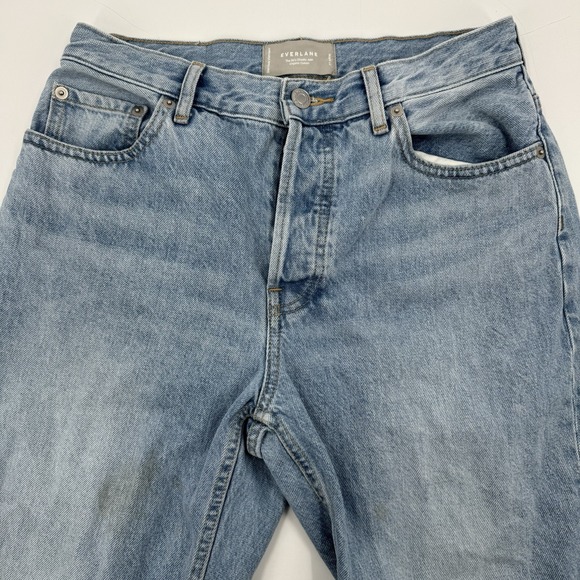 EVERLANE The Original Cheeky Straight Jeans Light Wash Denim Size 27 - Picture 3 of 16